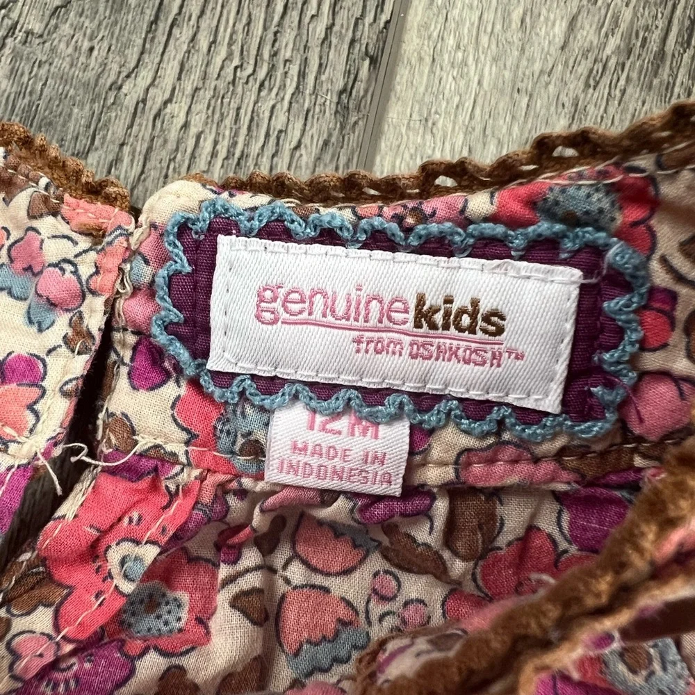 OshKosh‎ B’gosh Pink Floral Blouse